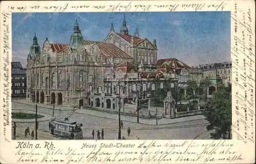 Koeln Rhein Stadt Theater Strassenbahn  / Koeln /Koeln Stadtkreis