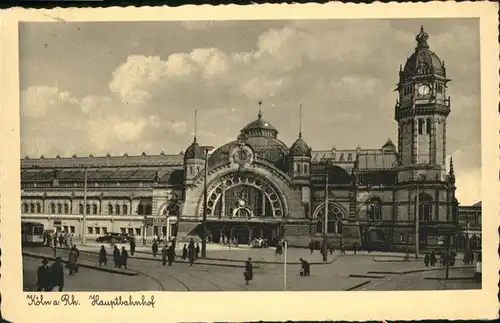 Koeln Rhein Bahnhof  / Koeln /Koeln Stadtkreis