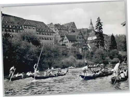 Tuebingen Stocherkahnrennen Neckar *