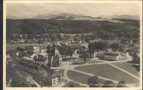 Traunstein Karl-Theodor-Platz Fliegeraufnahme *