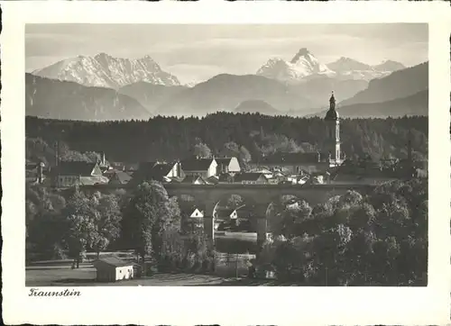 Traunstein Kirche Berge Kat. Traunstein