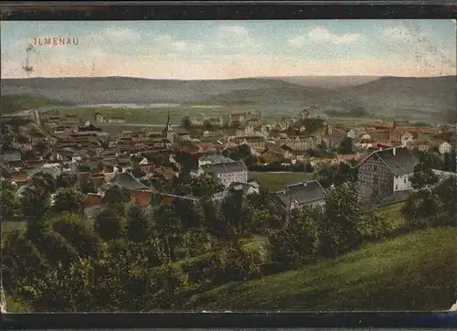 Ilmenau Thueringen Panorama Kat. Ilmenau