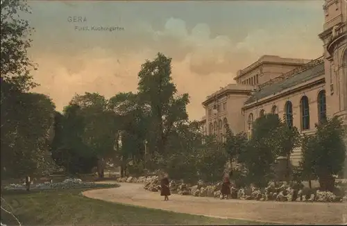 Gera Fuerstlicher Kuechengarten Schlosspark Kat. Gera