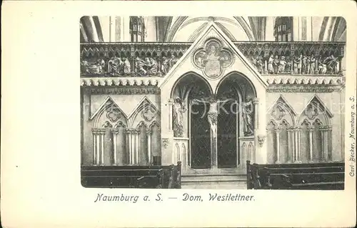 Naumburg Saale Dom Westlettner Kat. Naumburg