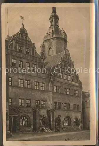 Naumburg Saale kurfuerstliches Schloss Wenzelskirche Kat. Naumburg