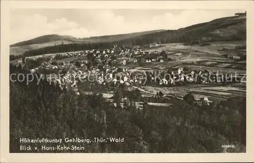 Gehlberg Panorama vom Hans Kehr Stein Kat. Gehlberg