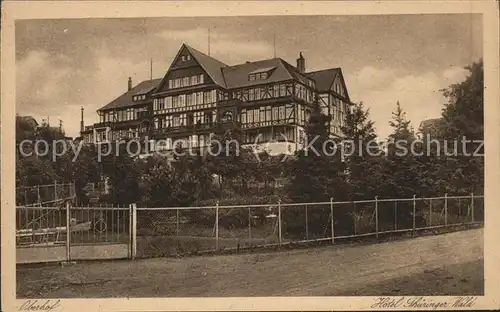 Oberhof Thueringen Hotel Thueringer Wald Kat. Oberhof Thueringen