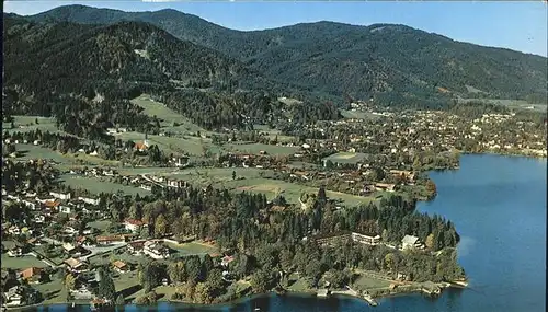 Bad Wiessee Fliegeraufnahme Panorama am See Kat. Bad Wiessee