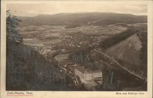 Zella Mehlis Blick vom Reissinger Stein Kat. Zella Mehlis