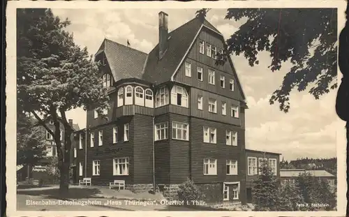 Oberhof Thueringen Eisenbahn Erholungsheim Haus Thueringen Kat. Oberhof Thueringen