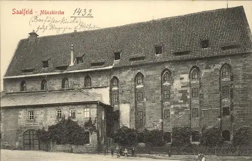 Saalfeld Saale Muenzkirche Kat. Saalfeld