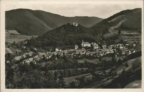 Leutenberg Thueringen Blick vom Kaiserplatz Kat. Leutenberg