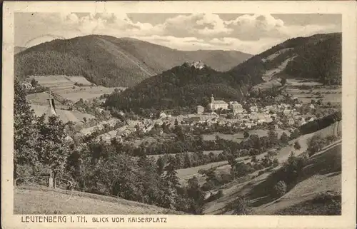 Leutenberg Thueringen Blick vom Kaiserplatz Kat. Leutenberg