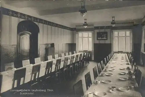 Leutenberg Thueringen Genesungsheim (Speisesaal) Kat. Leutenberg