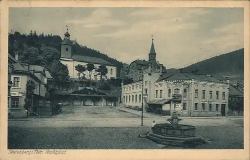 Leutenberg Thueringen Marktplatz (Sauberer Werbestempel) Kat. Leutenberg