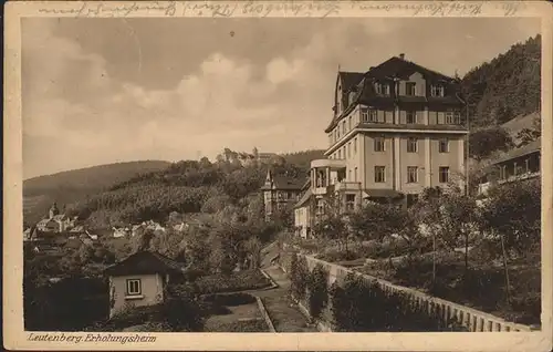 Leutenberg Thueringen Erholungsheim Kat. Leutenberg