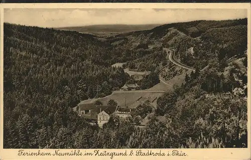 Stadtroda Ferienheim Neumuehle im Zeitzgrund Kat. Stadtroda