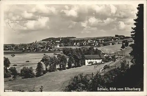 Schleiz Blick vom Silberberg Kat. Schleiz