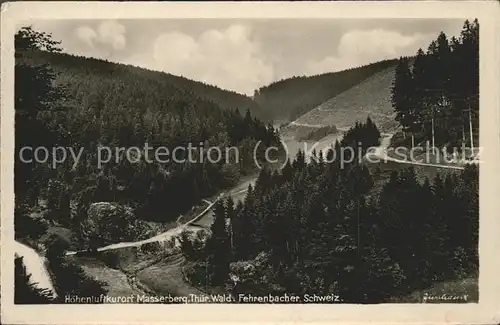 Masserberg Fehrenbacher Schweiz Thueringer Wald Kat. Masserberg