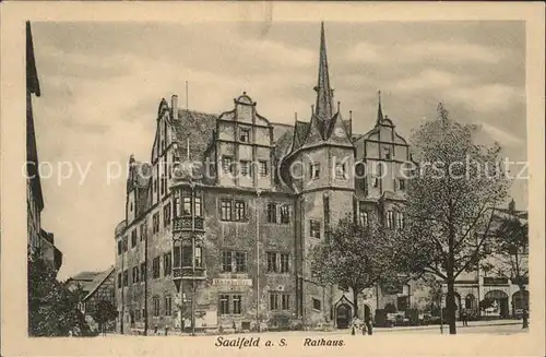 Saalfeld Saale Rathaus / Saalfeld /Saalfeld-Rudolstadt LKR