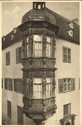 Wuerzburg Erker am Hof Conti Kat. Wuerzburg