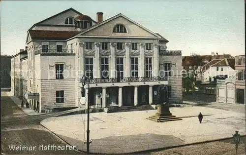 Theatergebaeude Weimar Hoftheater Kat. Gebaeude