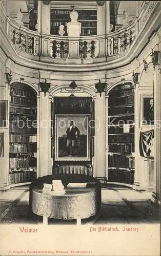 Bibliothek Library Weimar Kat. Gebaeude