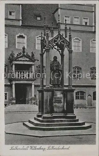 Luther Martin Denkmal Wittenberg  Kat. Persoenlichkeiten