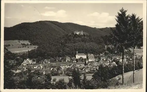 Leutenberg Thueringen Panorama Kat. Leutenberg