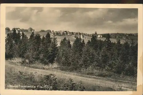 Frauenwald Thueringen Panorama Kat. Frauenwald