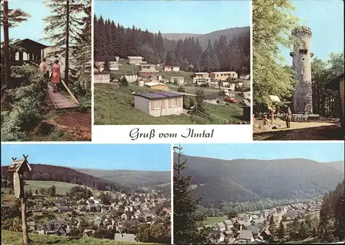 Ilmtal Schwalbenstein Campingplatz Meyersgrund Kickelhahnturm Manebach Kat. Ilmtal