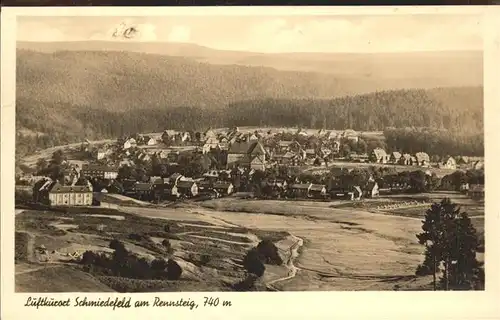 Schmiedefeld Rennsteig Gesamtansicht Kat. Schmiedefeld Rennsteig