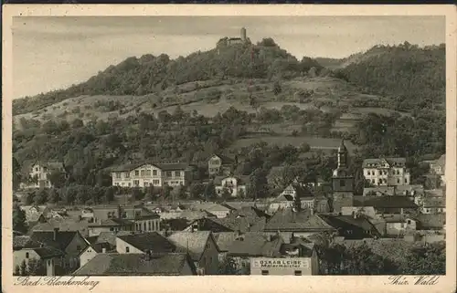 Bad Blankenburg Panorama mit Ruine Greifenstein Kat. Bad Blankenburg