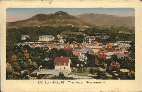 Bad Blankenburg Gesamtansicht Kat. Bad Blankenburg