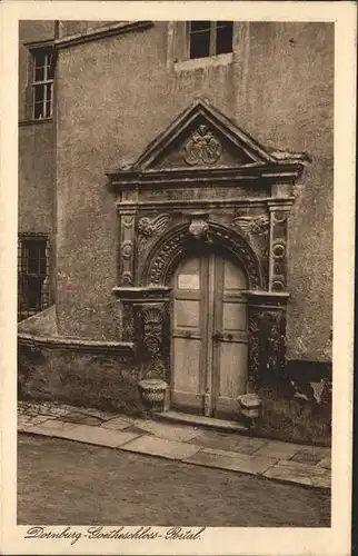 Dornburg Saale Goethe Schloss Portal Kat. Dornburg Saale