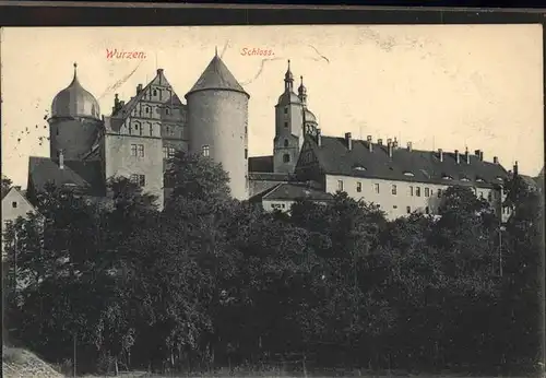 Wurzen Sachsen Schloss Kat. Wurzen