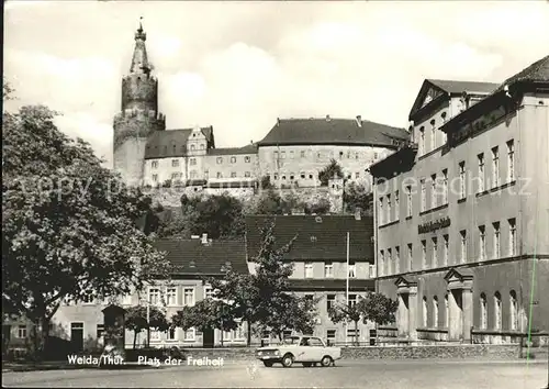 Weida Thueringen Platz der Freiheit Kat. Weida Thueringen