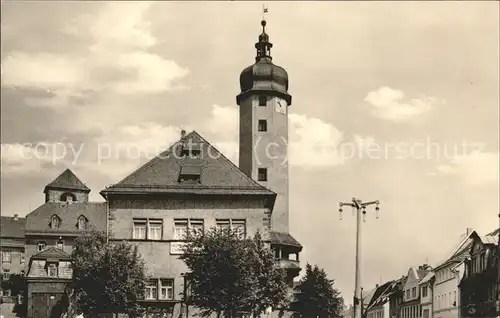 Weida Thueringen Rathaus u.Neumarkt Kat. Weida Thueringen