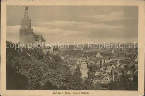 Weida Thueringen Mit Schloss Osterburg Kat. Weida Thueringen