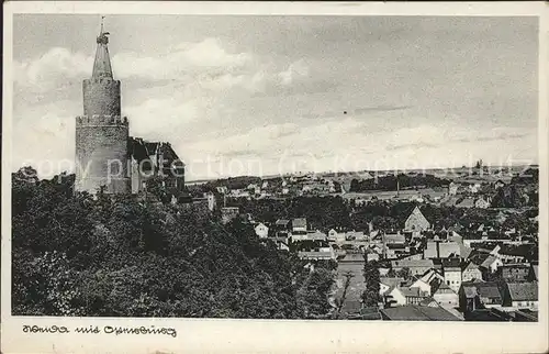 Weida Thueringen mit Schloss Osterburg Kat. Weida Thueringen