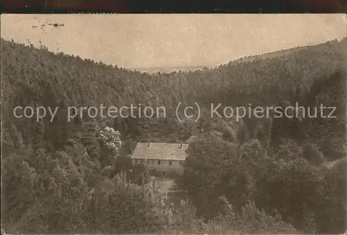 Eisenberg Thueringen Froschmuehle im Muehltal / Eisenberg /Saale-Holzland-Kreis LKR