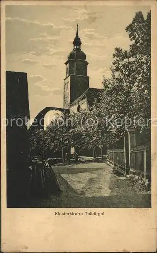 Buergel Thueringen Klosterkirche Talbuergel Kat. Buergel Thueringen