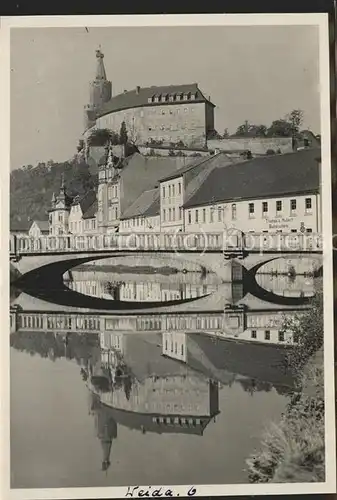 Weida Thueringen Wilhelm Ernst Bruecke und Schloss Kat. Weida Thueringen