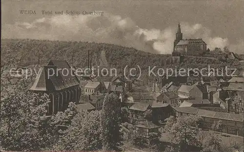 Weida Thueringen mit Schloss Osterburg Kat. Weida Thueringen