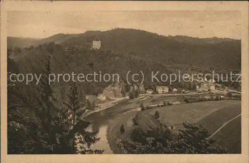 Ziegenrueck Saale Blick von Reisertsruh Kat. Ziegenrueck Thueringen