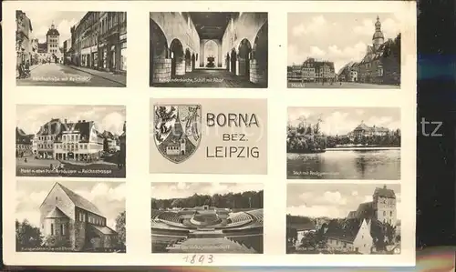 Borna Reichsstrassen u.Markt Kat. Borna