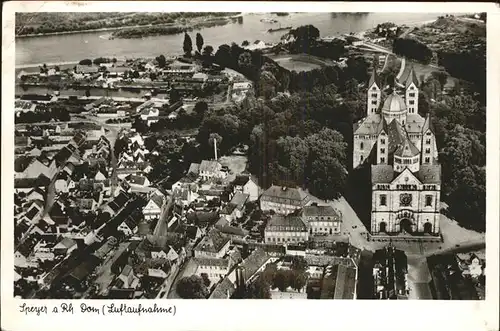 Speyer Rhein Fliegeraufnahme Kat. Speyer