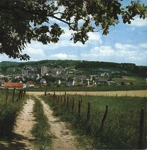 Waldbroel Teilansicht vom Ortsrand gesehen Kat. Waldbroel