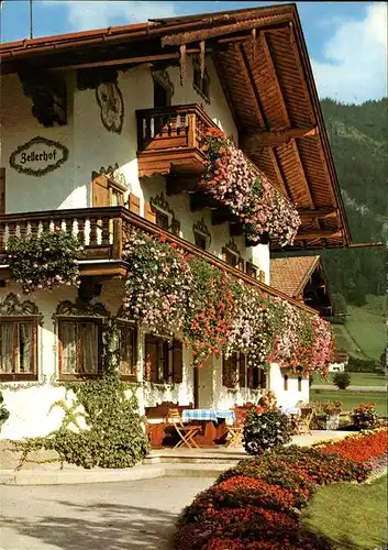 Bayrischzell Hotel Zellerhof Blumengruss Kat. Bayrischzell