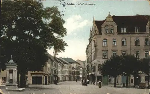 dd42710 Loebau Sachsen Bahnhofstr. Kategorie. Loebau Alte Ansichtskarten